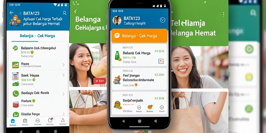 Antarmuka BATA123 yang memudahkan perbandingan harga.