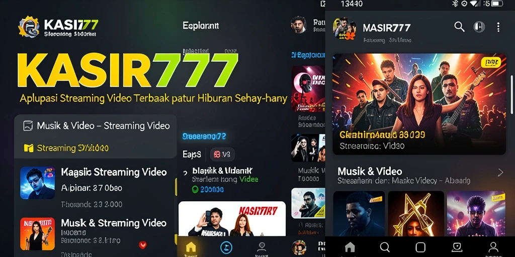 Antarmuka pengguna KASIR777 yang menarik dan simpel.