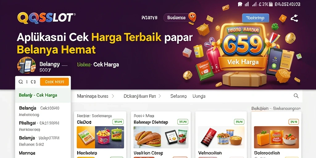 Antarmuka aplikasi QQSLOT untuk cek harga terbaik.