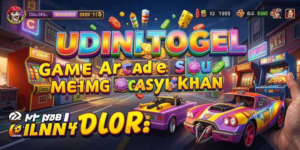 Tampilan antarmuka menarik dari game Arcade UDINTOGEL.